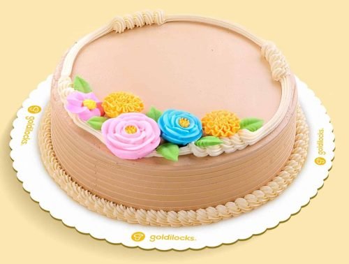 Pastel Blooms Mocha 9rd