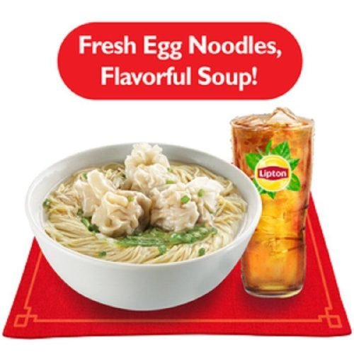 Wonton Mami Regular with Drink