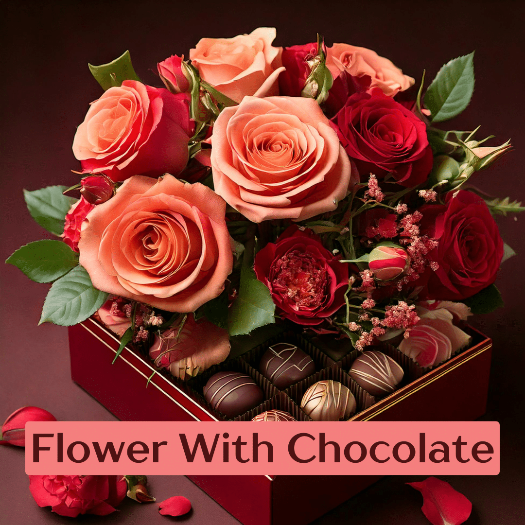 flower and chocolate