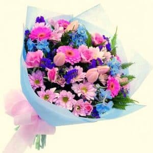 Multicolored flower