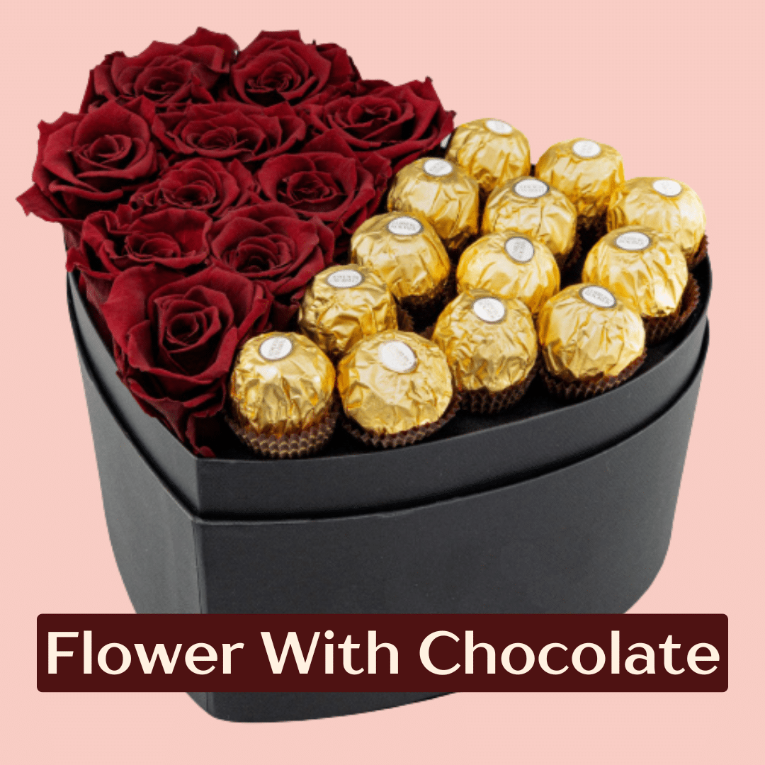 flower and chocolate