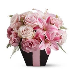 Bright Mixed Flower Vase