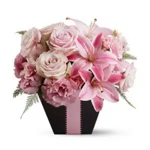 Bright Mixed Flower Vase