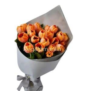 Orange Tulips Bouquet