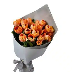 Orange Tulips Bouquet