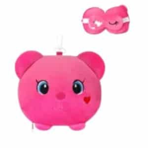 Eyemask and Stuffed Toy Pillow