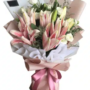 Pink Lilies Bouquet