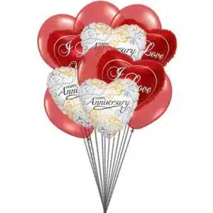 Anniversary Love Balloons