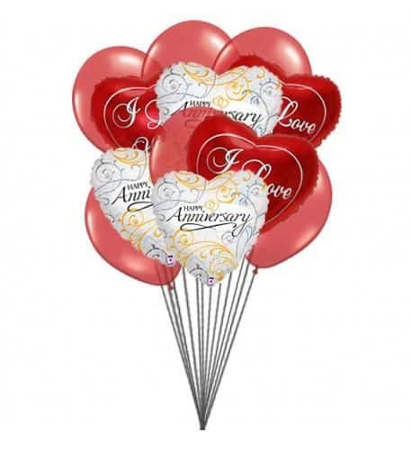 Anniversary Love Balloons