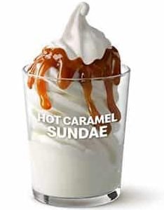 Hot Caramel Sundae