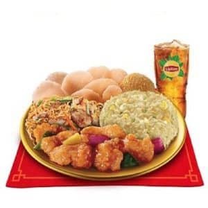 Sweet and Sour Fish Lauriat with Drink
