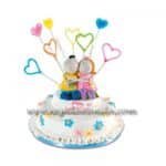 Truly yours anniversary cake