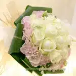 White rose bouquet
