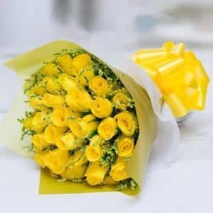Yellow rose bouquet