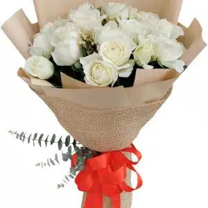 send flower to philippine (Special white bouquet)