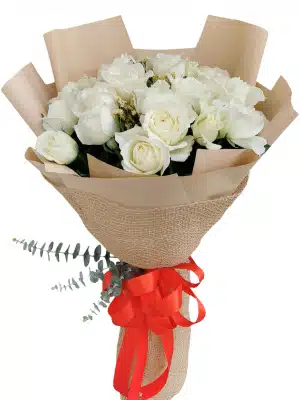 send flower to philippine (Special white bouquet)