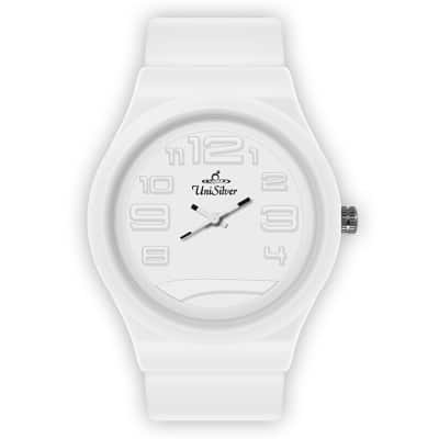 Unisilver Citrix Flxy Round Analog Rubber Watch