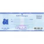 SM Department Store Gift Certificate