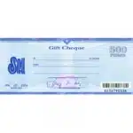 SM Department Store Gift Certificate