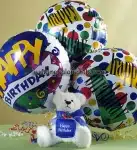 Birthday Teddy Bear Balloon