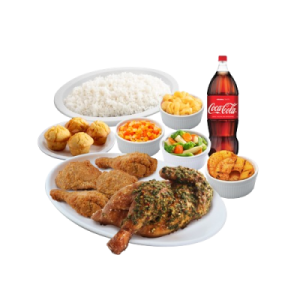 Chimichurri Roast and OMG Unfried Fried Chicken Group Meal