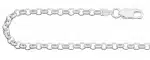 Sterling silver rolo bracelet