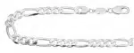 Silver Figaro bracelet