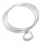 Sterling Triple Silver Bangle