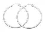 Beautiful Sterling Hoop Earrings