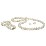 White Freshwater 3-Piece Pearl Set