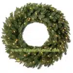 18 " Douglas Fir Wreath, 50 Clear Lamps