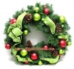 24-in. Decorative Pine Wreath
