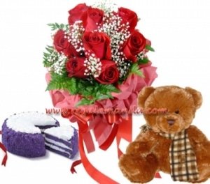 Red Rose Combination