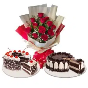 Rose with  RR cake