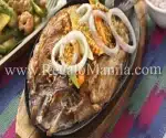 Sizzling Bangus ala Pobre