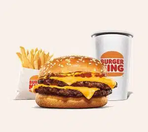 Burger King Flame-Grilled Double Cheeseburger