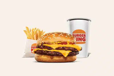 Burger King Flame-Grilled Double Cheeseburger