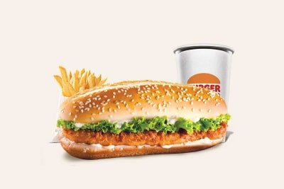 Burger King - Long Chicken Sandwich with Cheese Value Meal