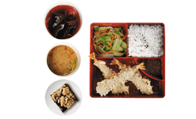 3pc Prawn Tempura Classic Bento