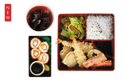 Prawn & Kani Tempura Maki Bento