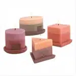 SCENTED DESIGNER CANDLE 4/SET