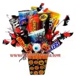 Happy Halloween Candy Bar and Treats Bouquet