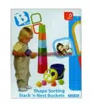 Shape Sorting Stack Buckets
