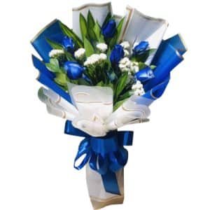 6 stems of Imported Blue Roses