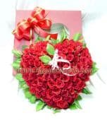Rose in Heart Box