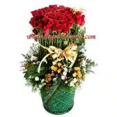 Rose in a Basket To Philippines (Love of Life time)