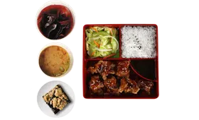 6pc Honey Chicken Teriyaki Classic Bento