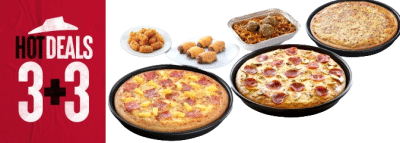 PIZZA HUT DEALS 3+3