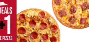 PIZZA HUT DEALS 1+1