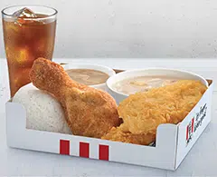 CHICKEN CHOPS FULLY LOADED MEAL